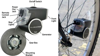 Illustration for article titled USB Charging Bike Dynamo Harnesses Pedal Power